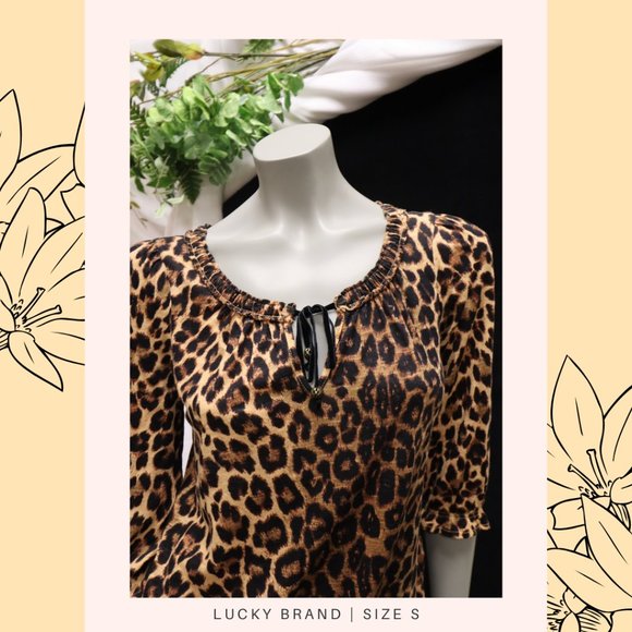 LUCKY BRAND 3/4 Blouse | Size S - Picture 2 of 4